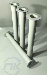 Полипропиленовые воздуховоды Ø 50 мм с фланцевыми узлами: коррозионностойкие элементы для сборки вентиляционных каналов в бытовых и промышленных объектах. Воздуховоды из ПП и ПНД.